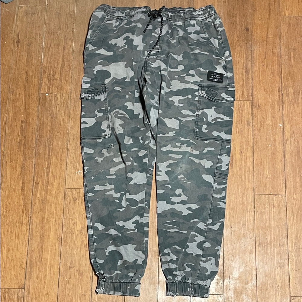 Camouflage Cargo Jogger Pants